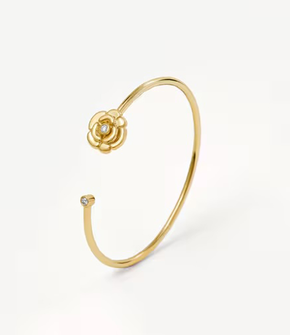 TOUS Rosa de Abril cuff with diamonds, freelance jewelry project
