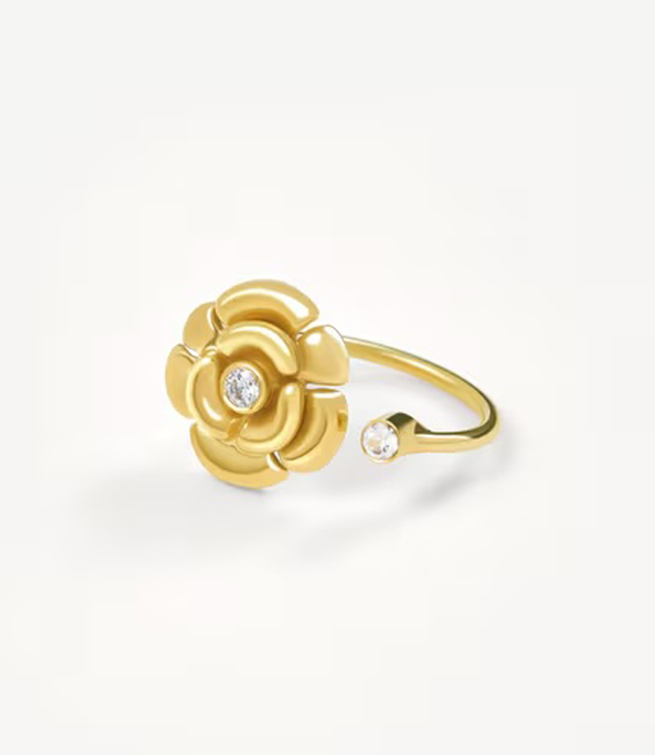 TOUS Rosa de Abril earcuffs with diamonds, freelance jewelry project