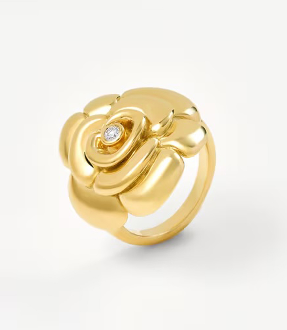 TOUS Rosa de Abril ring with diamond, freelance jewelry project