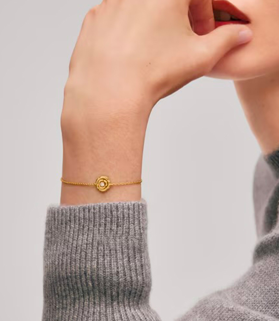 TOUS Rosa de Abril bracelet with diamonds, freelance jewelry project