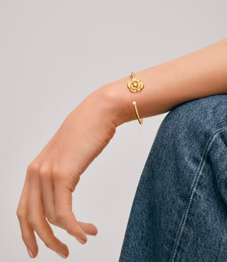 TOUS Rosa de Abril cuff with diamonds, freelance jewelry project